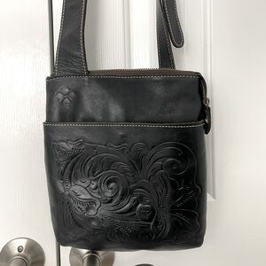 Patricia Nash Cross Body Black Bag